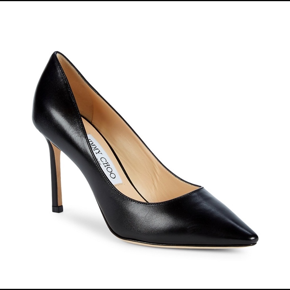 Jimmy Choo Romy Leather Pumps